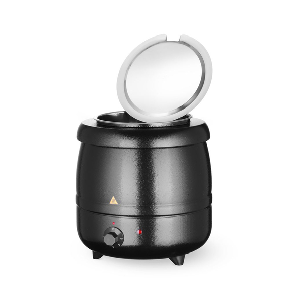 Hendi Suppenkessel, Kitchen Line, 8L, Schwarz, 230V/400W, ⌀330x(H)363mm