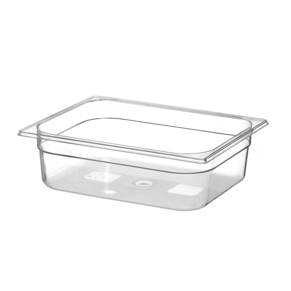 Hendi Gastronorm-Behälter 1/2, Profi Line, GN 1/2, 6,5L, Transparent, 325x265x(H)100mm