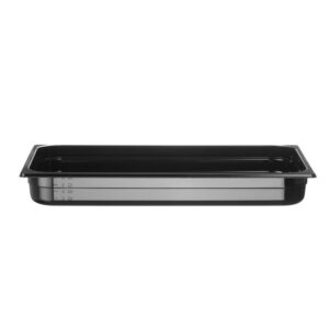 Hendi Gastronorm-Behälter 1/1, Profi Line, GN 1/1, 9L, Schwarz, 530x325x(H)65mm