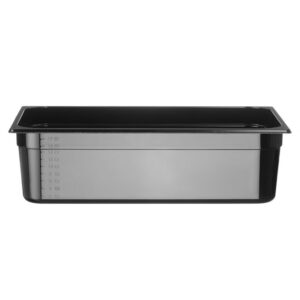 Hendi Gastronorm-Behälter 1/1, Profi Line, GN 1/1, 21L, Schwarz, 530x325x(H)150mm