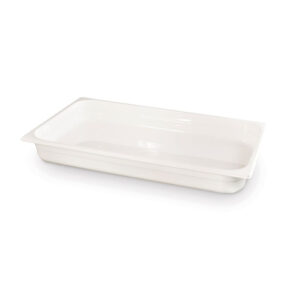 Hendi Gastronorm-Behälter 1/1, GN 1/1, 9L, Weiß, 530x325x(H)65mm