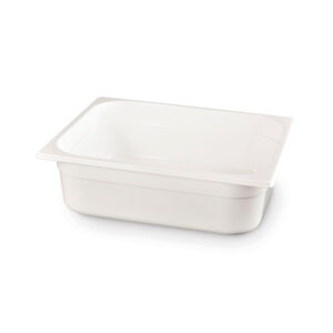 Hendi Gastronorm-Behälter 1/2, GN 1/2, 4L, Weiß, 325x265x(H)65mm