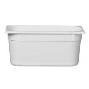 Hendi Gastronorm-Behälter 1/3, GN 1/3, 5,7L, Weiß, 325x176x(H)150mm