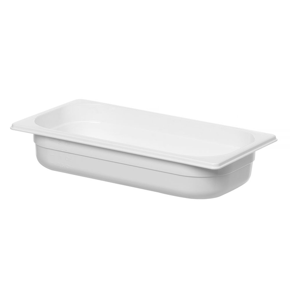 Hendi Gastronorm-Behälter 1/3, GN 1/3, 2,5L, Weiß, 325x176x(H)65mm