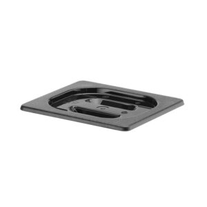 Hendi Gastronorm-Deckel, GN 1/6, Schwarz, 176x162mm