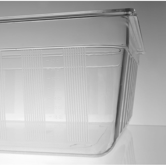 Hendi Gastronorm-Behälter 2/1, GN 2/1, 58L, Transparent, 650x530x(H)200mm