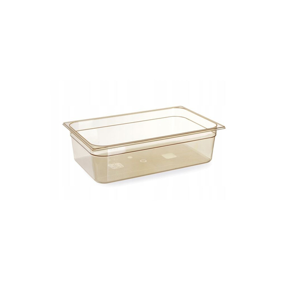 Hendi Gastronorm-Behälter 1/1, hochtemperaturbeständig, GN 1/1, 9L, Transparent, 530x325x(H)65mm