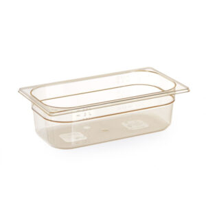 Hendi Gastronorm-Behälter 1/4, hochtemperatubeständig, GN 1/4, 1,7L, Transparent, 265x162x(H)65mm