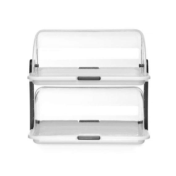 Hendi Rolltop-Display - doppelt, 380x260x(H)355mm