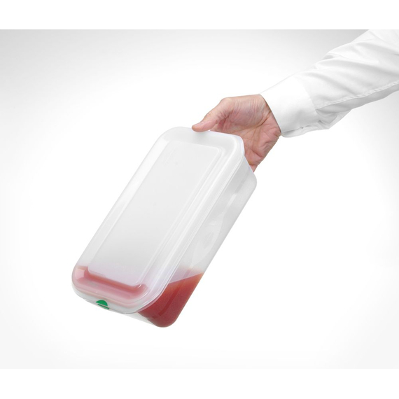 Hendi Behälter GN 1/4 Polypropylen, GN 1/4, 2,8L, Transparent, 265x162x(H)100mm