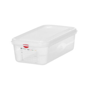 Hendi GN 1/3 Behälter, Polypropylen, GN 1/3, 4L, Transparent, 325x176x(H)100mm, Rechteckig
