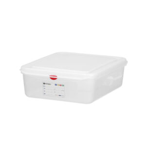 Hendi GN 1/2 Behälter, Polypropylen, GN 1/2, 6,5L, Transparent, 325x265x(H)100mm, Rechteckig