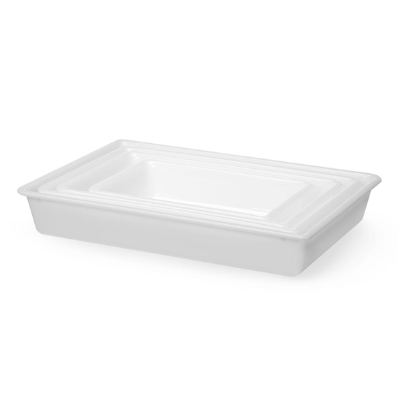 Hendi Vorbereitungsschale, 12L, Weiß, 535x385x(H)85mm