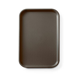 AmerBox Fast-Food-Tablett GN 1/1 Polypropylen, GN 1/1, Braun, 530x325x(H)20mm