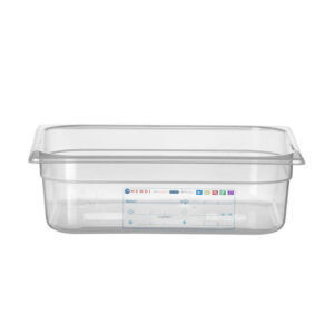 Hendi Gastronorm-Behälter 1/2, GN 1/2, 6,5L, Transparent, 325x265x(H)100mm