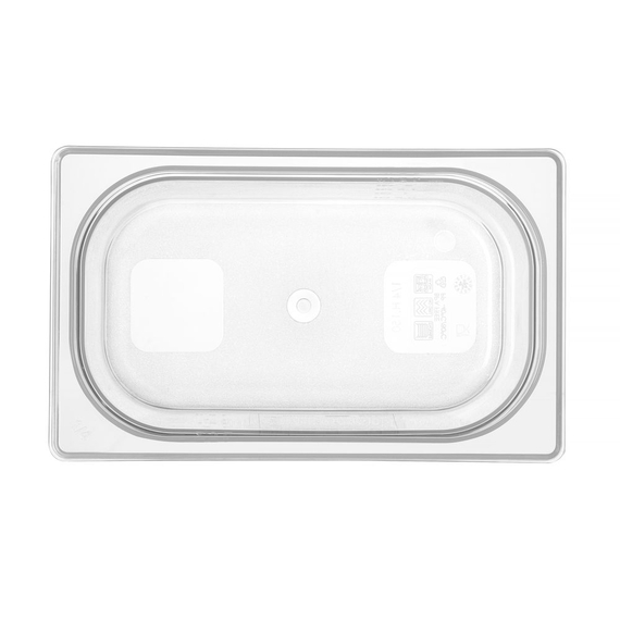 Hendi Gastronorm-Behälter 1/4, GN 1/4, 4L, Transparent, 265x162x(H)150mm