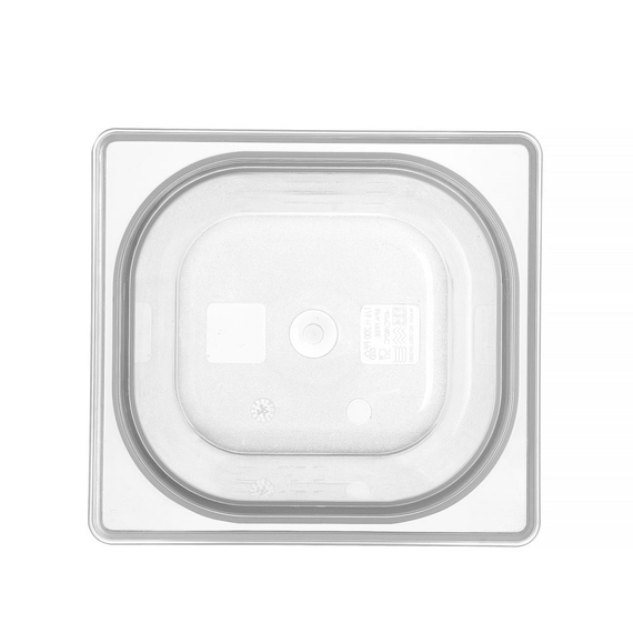 Hendi Gastronorm-Behälter 1/6, GN 1/6, 3,4L, Transparent, 176x162x(H)200mm