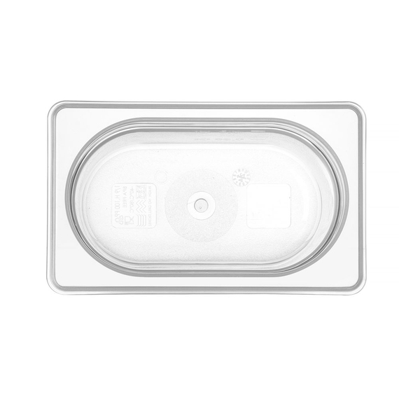 Hendi Gastronorm-Behälter 1/9, GN 1/9, 0,9L, Transparent, 176x108x(H)100mm