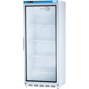Stalgast weißer Kühlschrank GT76 mit Glastür, 469 Liter