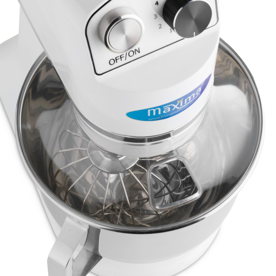Maxima Gastro Planetenmischer - 7 l - Bis zu 2 kg Teig - Weiß