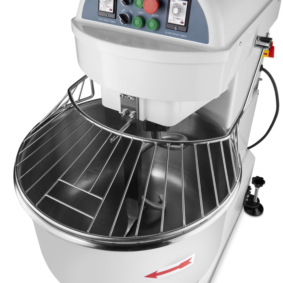 Maxima Gastro Teigmischer - 130 l - 80 kg Teig - 2 Geschwindigkeiten - 400 V