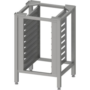 Stalgast Edelstahl Untergestell mit 8 Einschubschienen für Öfen der Serie EasyBake/RX, 430x340 mm, H. 850 mm