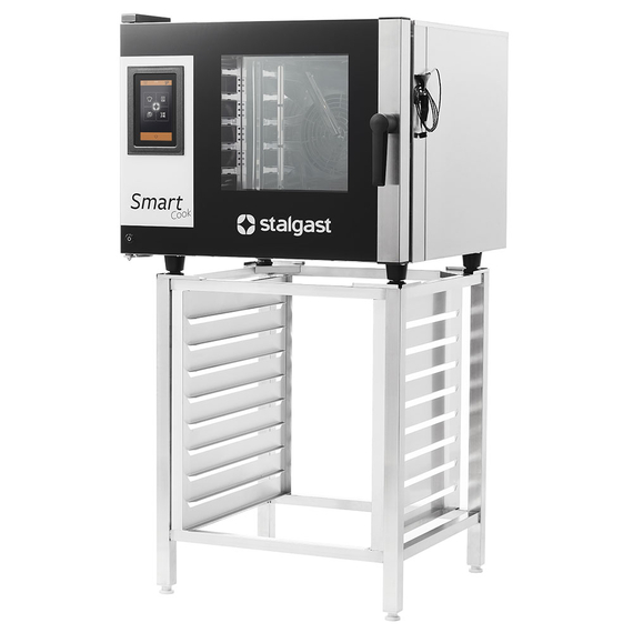 Stalgast Kombidämpfer SmartCook, Touchscreen, 11x GN2/1, gasbetrieben