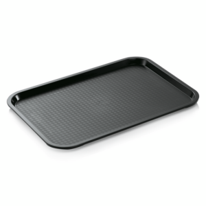 Was Germany Tablett FAST FOOD, 45,5 x 35,5 x 2 cm, schwarz, Polypropylen