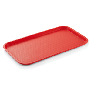 Was Germany Tablett FAST FOOD GN 1/1, 53 x 32,5 x 2 cm, rot, Polypropylen