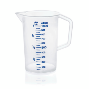 Was Germany Messbecher, Ø 11,5 cm, 1 ltr., mit 50 ml Skalierung, Polypropylen