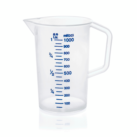 Was Germany Messbecher, Ø 11,5 cm, 1 ltr., mit 50 ml Skalierung, Polypropylen