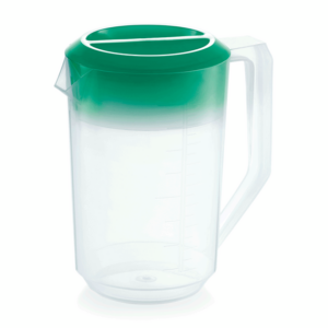 Essentials Kanne mit grünem Deckel, 1,8 ltr., Skalierung 100 ml, Polypropylen
