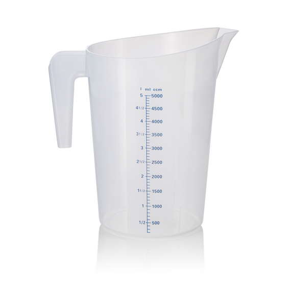 Was Germany Messbecher, Ø 22,5 cm, 5 ltr., mit 100 ml Skalierung, Polypropylen