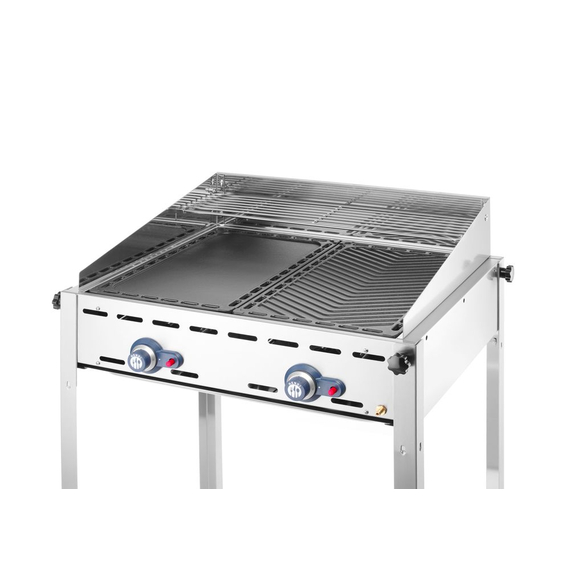 Hendi Gusseisen-Grillplatte, GN 1/1, 325x530mm