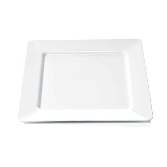 Essentials Teller Set, flach, 25 x 25 cm, Set á 12 Stück, Melamin