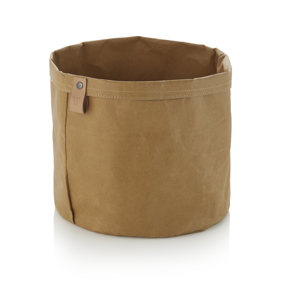 Was Germany Brottasche CRAFT & CRUMBLE, Ø 24 cm, Höhe 24 cm, khaki, Kraft Paper