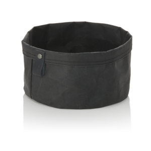 Was Germany Brottasche CRAFT & CRUMBLE, Ø 20 cm, Höhe 13 cm, schwarz, Kraft Paper