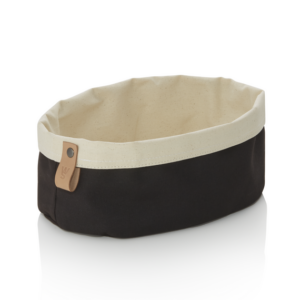 Was Germany Brottasche FLIP COTTON, 25 x 18 x 12 cm, schwarz/cream, Canvas