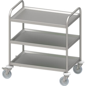 Stalgast Servierwagen "PRO" mit drei Böden, 800x600 mm, verschweißt