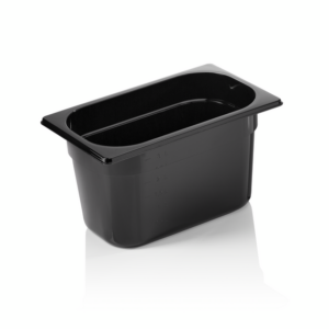 Was Germany GN Behälter GN 96 BLACK 1/4-150 mm, schwarz, Polycarbonat