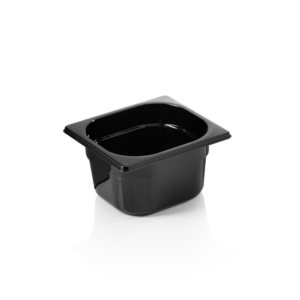Was Germany GN Behälter GN 96 BLACK 1/6-100 mm, schwarz, Polycarbonat