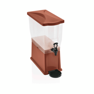 Was Germany Getränkedispenser, 14 ltr., 41,5 x 20,5 x 52,5 cm, braun, Polypropylen