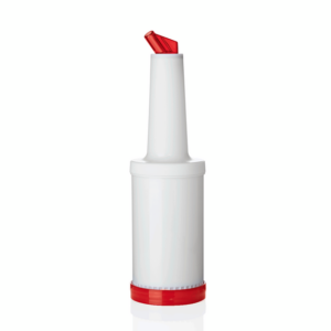 Was Germany Dosier- und Vorratsflasche SPEED BOTTLE, 0,85 ltr., rot, Ø 9 cm, Polypropylen