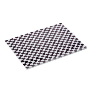 Was Germany Burgerpapier Schwarz Weiss Set WRAP & GO, 25 x 20, Set á 1000 Stück, Fettpapier