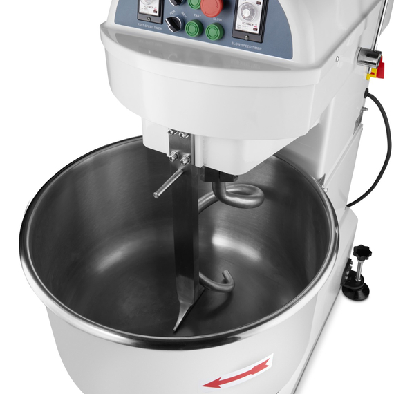 Maxima Gastro Teigmischer - 200 l - 120 kg Teig - 2 Geschwindigkeiten - 400 V