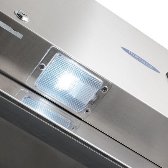 Maxima Gastro Gefrierschrank - 1400 l - 6 Einstellbare Regale (2/1 GN) - auf Rädern - inkl. Regale