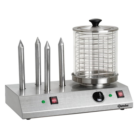 Bartscher Hot-Dog-Gerät, 4 Toaststangen