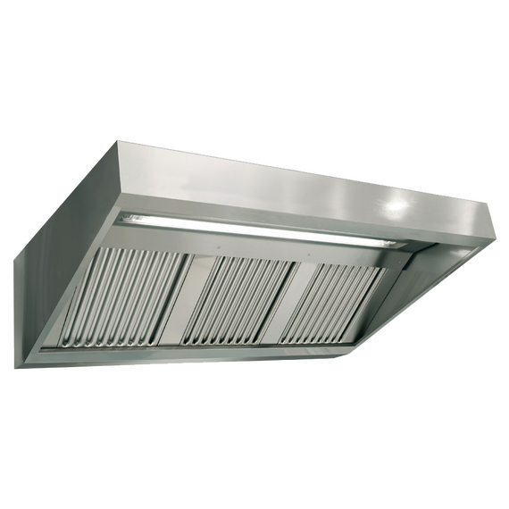 Prismafood Wandabzugshaube Basic 260x70 ohne Motor ohne Regler