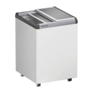 Liebherr EFE 1500 Eiscreme-Gefriertruhe mit Aluminium-Schiebedeckel und Lenkrollen