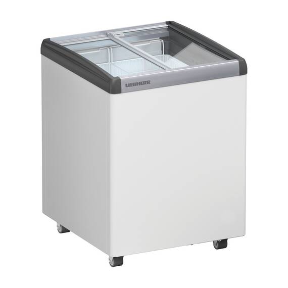 Liebherr EFE 1552 Eiscreme-Gefriertruhe mit Glasschiebedeckel und Lenkrollen